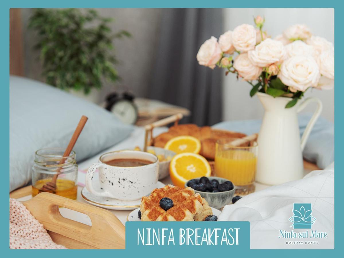 Ninfa Sul Mare Apartments 50 M E T R I Dal Mare Best Breakfast And Free Parking Capo Vaticano Bagian luar foto