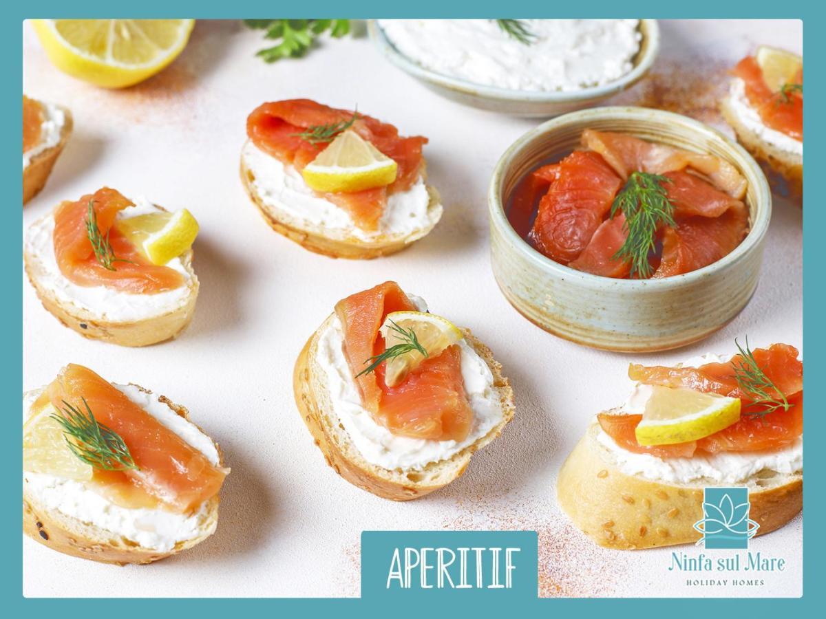 Ninfa Sul Mare Apartments 50 M E T R I Dal Mare Best Breakfast And Free Parking Capo Vaticano Bagian luar foto