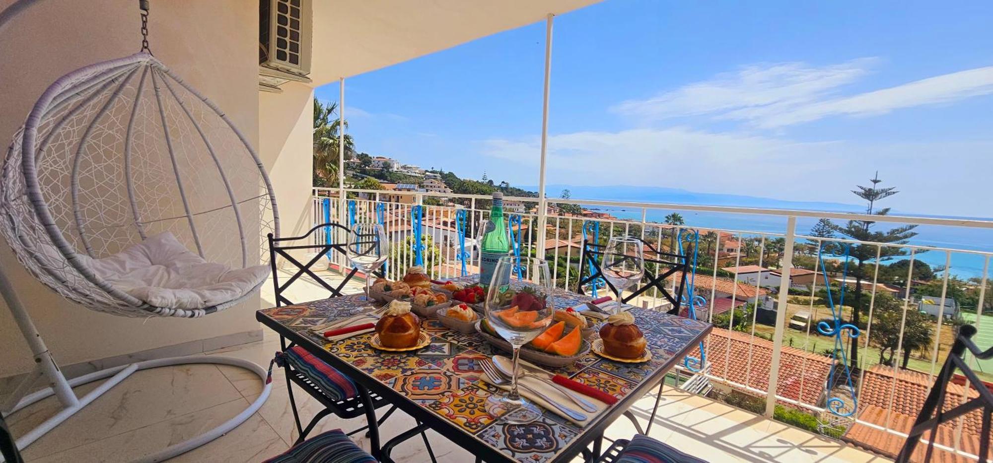 Ninfa Sul Mare Apartments 50 M E T R I Dal Mare Best Breakfast And Free Parking Capo Vaticano Bagian luar foto